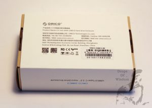 orico,HDD,hard,drive,enclosure,2.5",2588C3,review,portable,USB,Type-C,mechanical,3.0,cable,speed,read,write,box,bottom