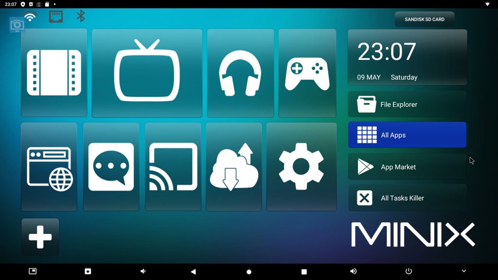 minix,neo,u22,u22-xj,streamer,review,android,kodi,amlogic,s922-xj,home,screen