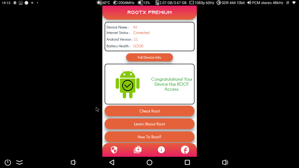 ugoos,x4,pro,android,tv,box,streamer,amlogic,s905x4,root,check